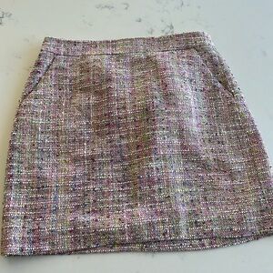 J. Crew Tweed Mini Skirt